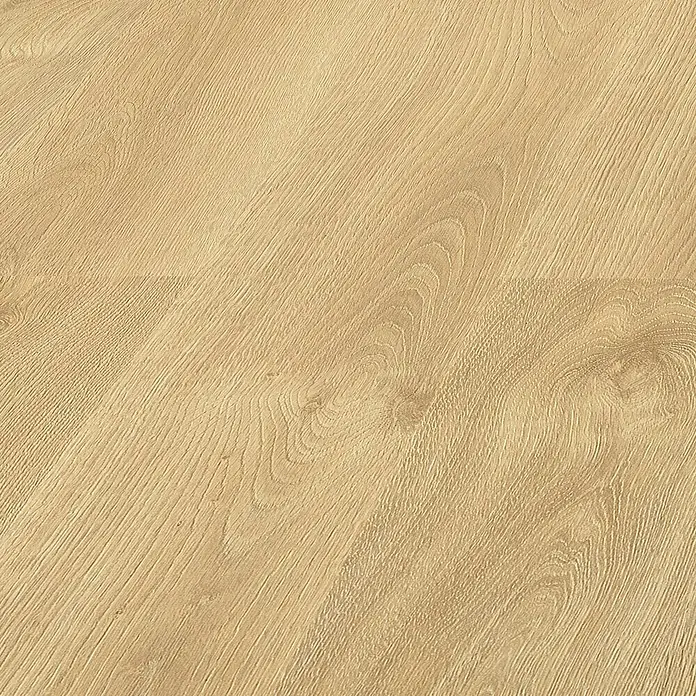 LOGOCLIC Laminado Roble Olsen - 1.380 x 193 x 8 mm, Roble, AC5 - Suelo laminado claro con aspecto de madera.