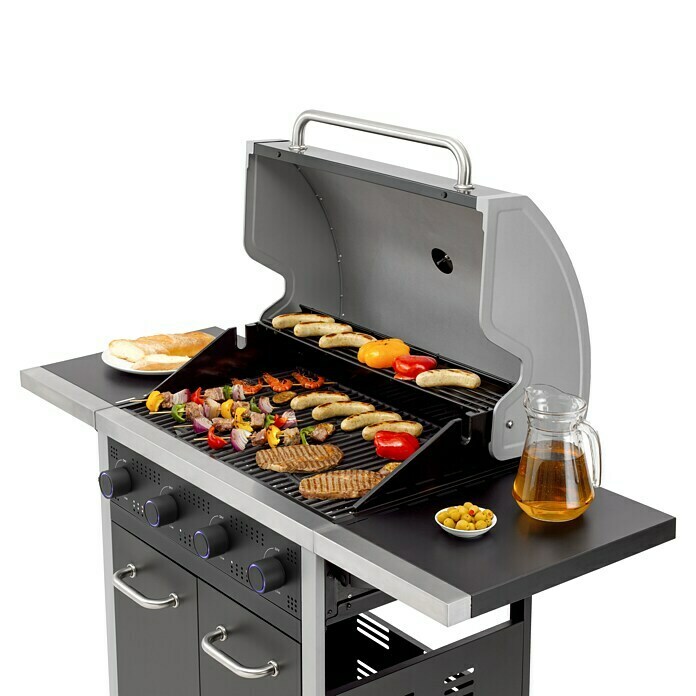 Tepro Gasgrill Seattle (Grillfläche (B x T): 71 x 43 cm, 12,8 kW, Anzahl Brenner: 4) | BAUHAUS