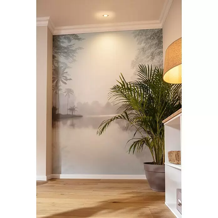 Nmc Decoflair Zierprofil Deckenleiste D10 - 2 m x 80 mm x 80 mm, Extrudiertes Polystyrol (XPS) - Stimmungsaufnahme