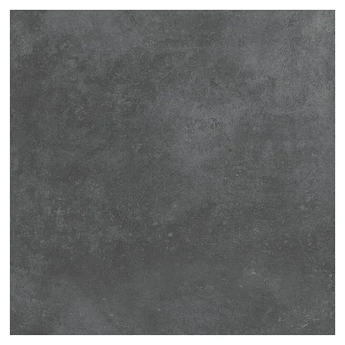 Domicil Feinsteinzeugfliese Living Concrete Urban - 60 x 60 cm, Anthrazit, Matt - Bild eines dunklen Betonfliesenmusters mit subtilen Texturen, ideal für moderne Innenräume mit industriellem Flair.
