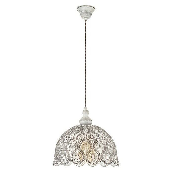 Eglo Pendelleuchte Talbot 2 (60 W, Grau/Weiß, Höhe: 110 cm)