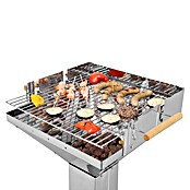 Tepro Holzkohlegrill Vista (Grillfläche (B x T): 46,8 x 45,8 cm, Silber) | BAUHAUS