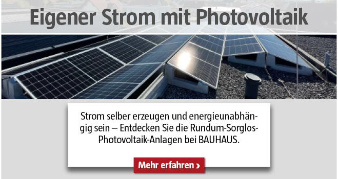 Energiesparen Photovoltaik