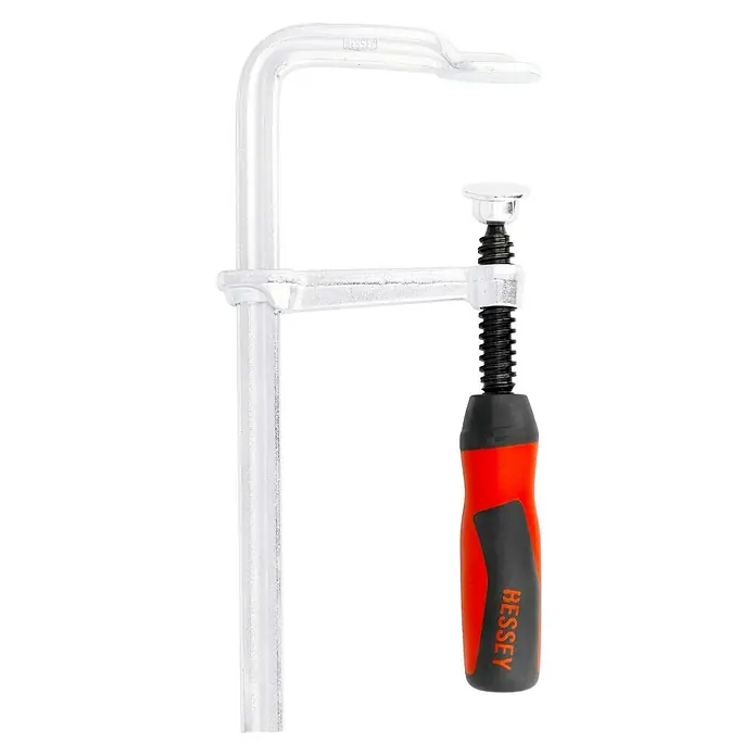 Bessey Schraubzwinge G20B8 - Spannweite: 200 mm, Spannkraft: 6.000 N, Ausladung: 80 mm - BESSEY Ganzstahl-Schraubzwinge mit ergonomischem Griff und hoher Spannkraft für sicheren Halt bei anspruchsvollen Projekten.