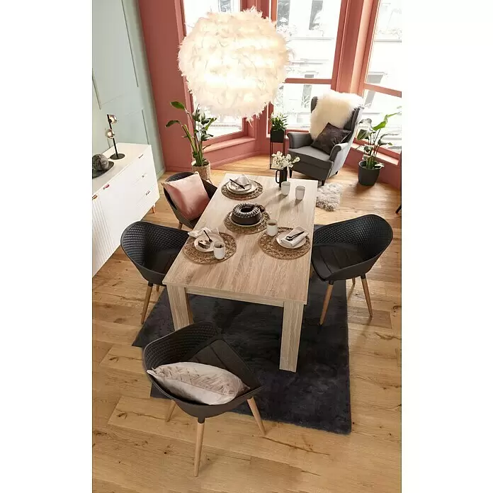 Fellteppich Happy - Graphit, 150 x 80 cm, 100 % Polyester (Flor) - Stimmungsaufnahme