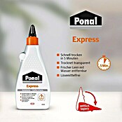 Ponal Holzleim Express (550 g, Lösemittelfrei, Schnelltrocknend, Transparent (getrocknet))