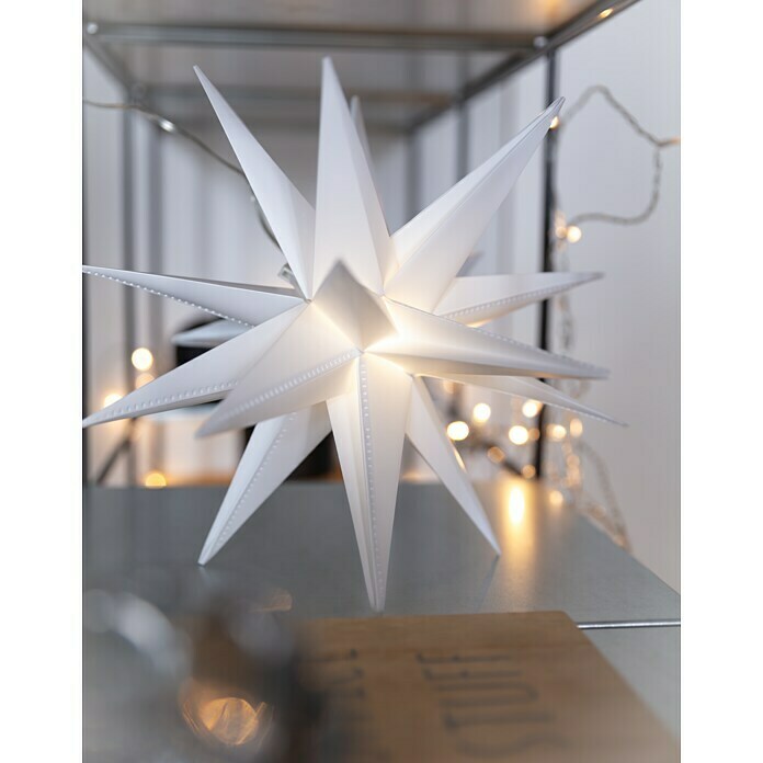 Tween Light LED-Stern 3D hängend (1-flammig, Weiß, Durchmesser: 100 cm, Kunststoff, IP44)