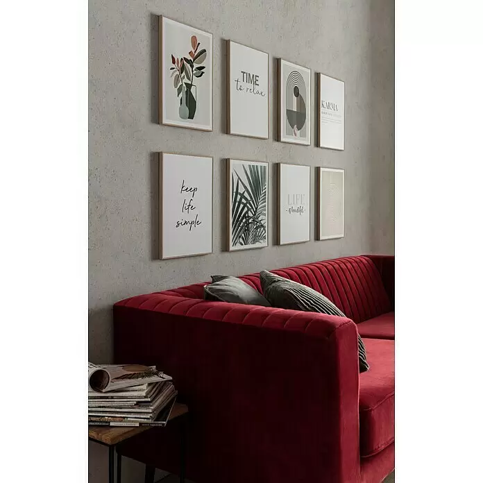 Reinders Bild Slim Frame Wood - Karma, B x H: 30 x 40 cm - Stimmungsaufnahme