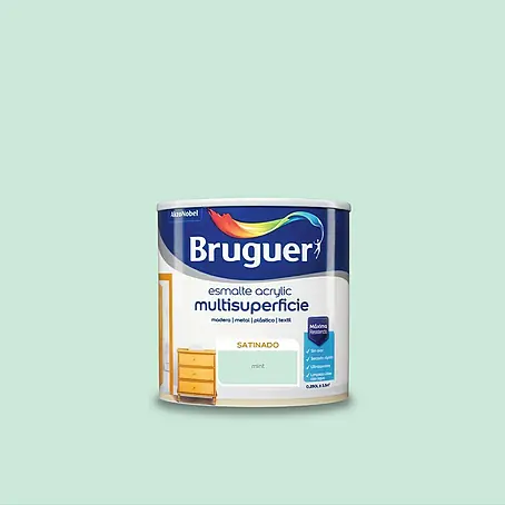 Bruguer  Esmalte de color Acrylic Multisuperficie Mint