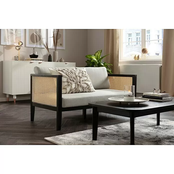 Kurzflorteppich Pablo 704 - Silber, 170 x 120 cm, 50% Polyester, 50% Polypropylen - Stimmungsaufnahme