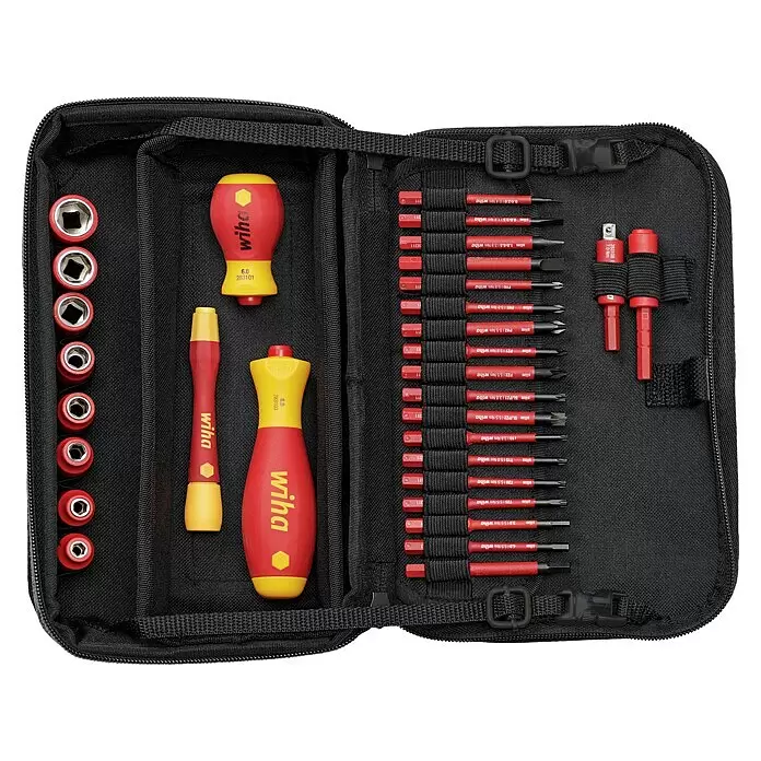 Wiha Schraubendreher-Set SlimVario electric - 32 -tlg. - Ansicht von oben
