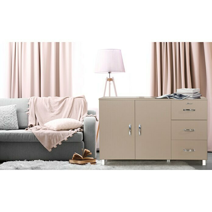 Phönix Miami SideboardL x B x H: 43 x 146,4 x 88,8 cm, Taupe Mood Shot