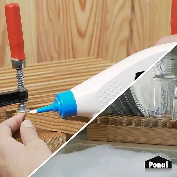 Ponal Holzleim Wasserfest - 120 g, Lösemittelfrei - Anwendungsbeispiel