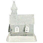 Markslöjd LED-Schneelaterne Kapelle (Innen, Transparent, 14 x 17 x 23 cm, Batteriebetrieben) | BAUHAUS