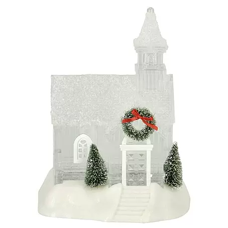 Markslöjd  LED-Schneelaterne Kapelle
