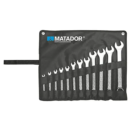 Matador  Ringmaulschlüssel-Satz in Rolltasche