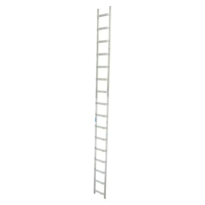 Krause Dachleiter - Länge: 4,5 m, Anzahl Tritte: 16 Stk., Aluminium, Holme aus wasserfestem Aluminium - Aluminiumleiter: Eine robuste und zuverlässige Leiter aus leichtem Aluminium für vielfältige Aufgaben.