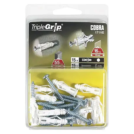 Cobra  Universaldübel Triple Grip 171VE