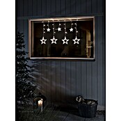 Konstsmide LED-Weihnachtsdekoleuchte LED Lichtervorhang Sterne Bernstein (590 x 90 x 39 cm, Klar, Netzbetrieben, LED) | BAUHAUS