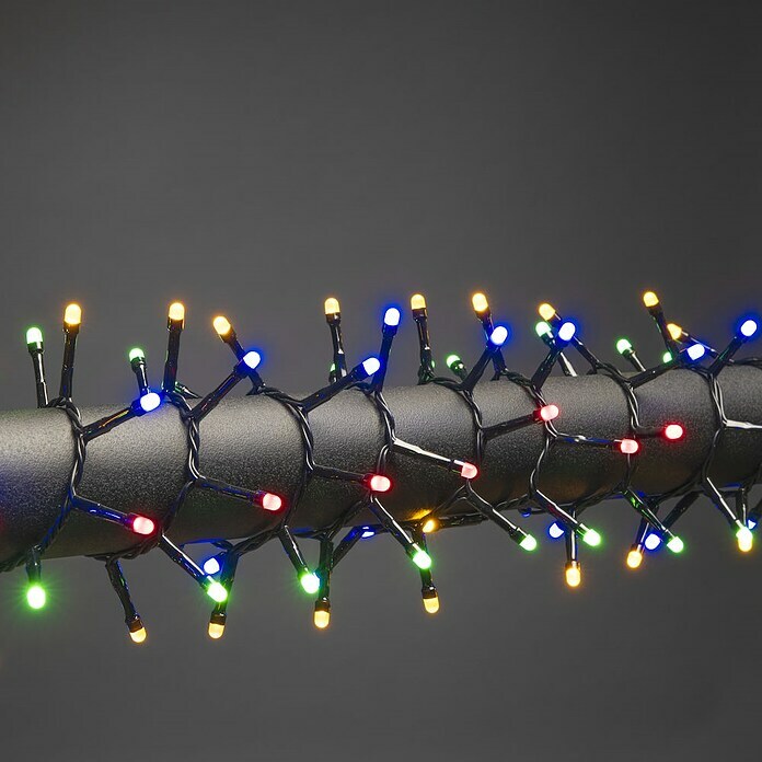 Konstsmide LED-Lichterkette Micro Compact (Außen, Lichtfarbe: Mehrfarbig, Anzahl Leuchtmittel: 400 Stk., Netzbetrieben) | BAUHAUS