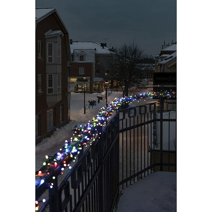 Konstsmide LED-Lichterkette Micro Compact (Außen, Lichtfarbe: Mehrfarbig, Anzahl Leuchtmittel: 400 Stk., Netzbetrieben) | BAUHAUS