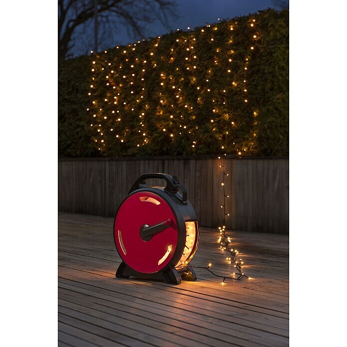 Konstsmide LED-Lichterkette auf Kabeltrommel (Außen, Lichtfarbe: Bernstein, Anzahl Leuchtmittel: 800 Stk., Netzbetrieben, 55,93 m) | BAUHAUS
