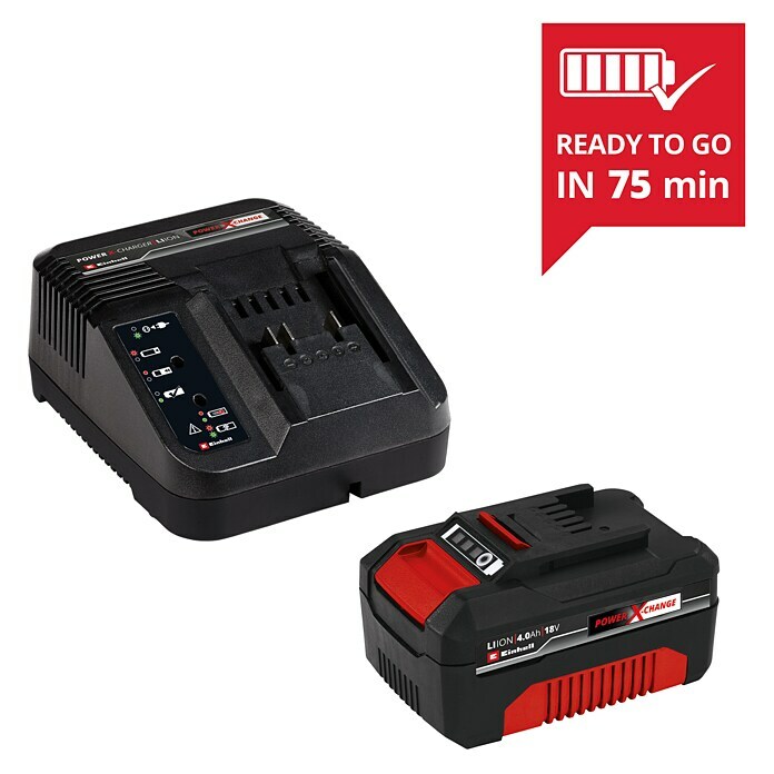 Einhell Power X-Change Akku & Ladegerät PXC-Starter-Kit18 V, 1 Akku, 4 Ah Info