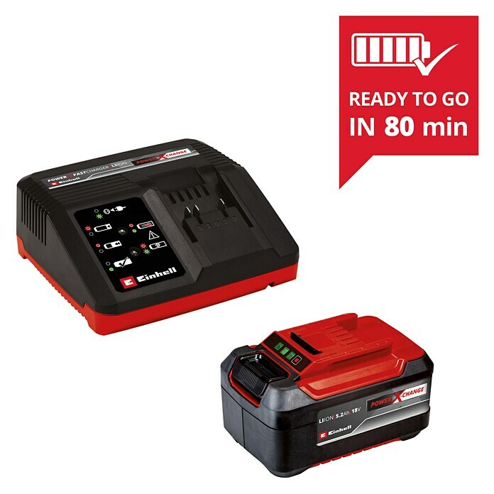 Einhell Professional Akku & Ladegerät PXC-Starter-Kit (18 V, 1 Akku, 5,2 Ah) | BAUHAUS