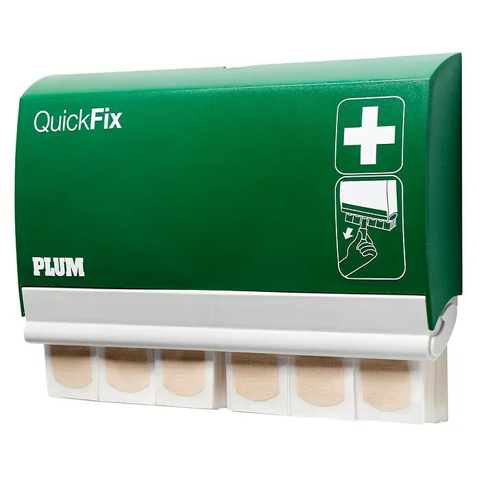 Leina-Werke Pflasterspender QuickFix - 135 x 320 x 230 mm - QuickFix Pflasterspender für eine schnelle und hygienische Versorgung von kleinen Wunden.