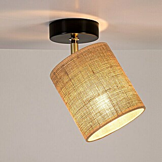 Britop Lighting Deckenstrahler Jute (Schwarz/Beige, E27, 1 Stk.)