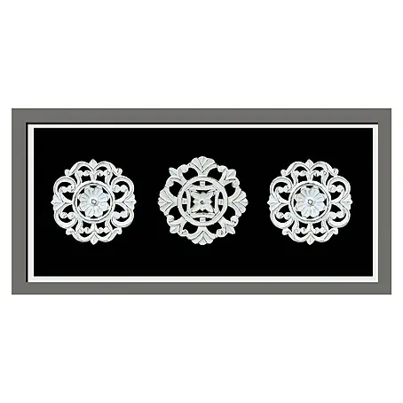 Cuadro de madera Mandala X3