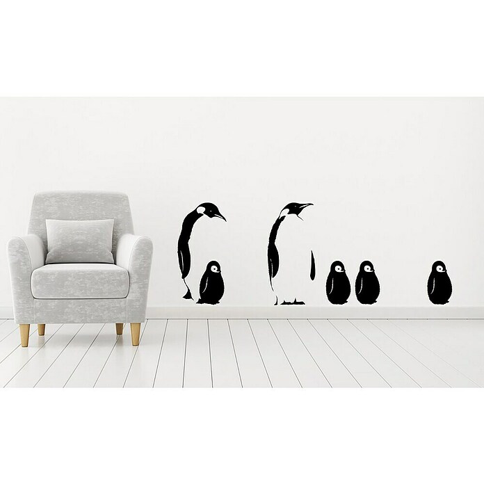 Adhesivos decorativos Pingüinos (An x Al: 48 x 68 cm) | BAUHAUS