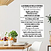 Adhesivos decorativos Reglas de la cocina (68 x 48 cm) | BAUHAUS