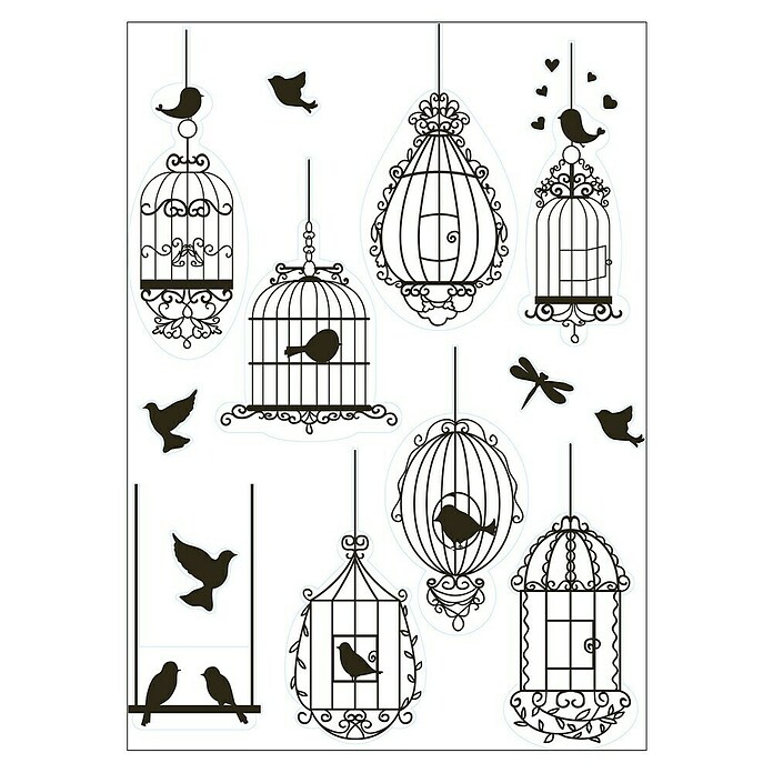 Adhesivos decorativos Pájaro (An x Al: 48 x 68 cm) | BAUHAUS