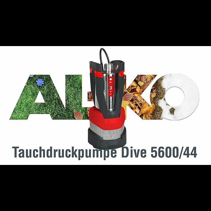 AL-KO Premium Drucktauchpumpe Dive 5600/44 Automatic (1.200 W, Max. Fördermenge: 5.600 l/h) | BAUHAUS