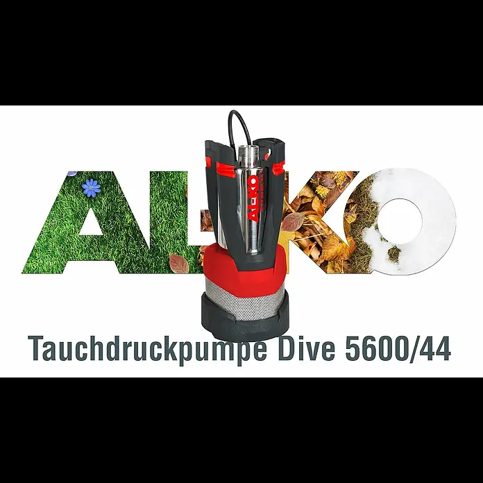 AL-KO Premium Drucktauchpumpe Dive 5600/44 Automatic - 1.200 W, Max. Fördermenge: 5.600 l/h - AL-KO Tauchdruckpumpe DIVE 5600/44