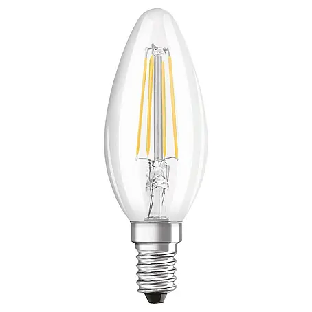 Voltolux  LED-Lampe Kerzeform E14 klar