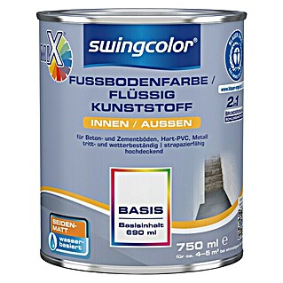 swingcolor Mix Flüssigkunststoff / Fußbodenfarbe (Basismischfarbe 3, 750 ml, Seidenmatt, Wasserbasiert)