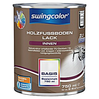 swingcolor Mix Holzfußbodenlack (Basismischfarbe 5, 750 ml, Seidenmatt, Wasserbasiert)