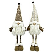 Gnomo de navidad Vaala (L x An x Al: 25 x 16 x 69 cm, Beige/Marrón, Textil) | BAUHAUS