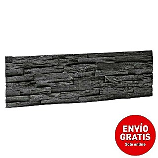 Revestimiento decorativo Benevento (6 ud., 19 x 57 cm, Negro)