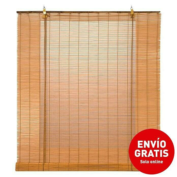 Estor de bambú Ocres (An x Al: 120 x 175 cm, Mango)