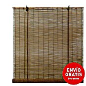 Estor de bambú Ocres  (An x Al: 90 x 175 cm, Castaña)