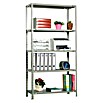 Simonrack Comfort Metallregal (L x B x H: 40 x 90 x 180 cm, Traglast: 100 kg/Boden, Anzahl Böden: 5 Stk., Grau)