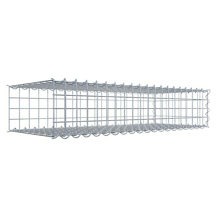 Gabiona Gabione Typ 2 (Zum Anbau in der Länge, 100 x 40 x 20 cm, Stahl, Maschenbreite: 50 mm, Maschenhöhe: 50 mm, Spirale) | BAUHAUS