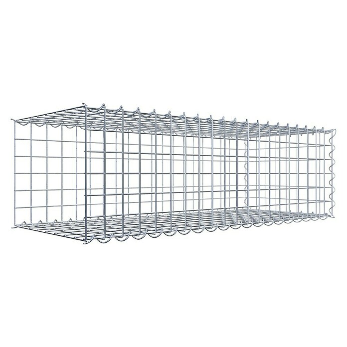Gabiona Gabione Typ 2 (Zum Anbau in der Länge, 100 x 40 x 30 cm, Stahl, Maschenbreite: 50 mm, Maschenhöhe: 50 mm, Spirale) | BAUHAUS