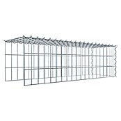 Gabiona Gabione Typ 4 (Zum Anbau in Länge & Höhe, 100 x 30 x 30 cm, Stahl, Maschenbreite: 50 mm, Maschenhöhe: 100 mm, Spirale) | BAUHAUS