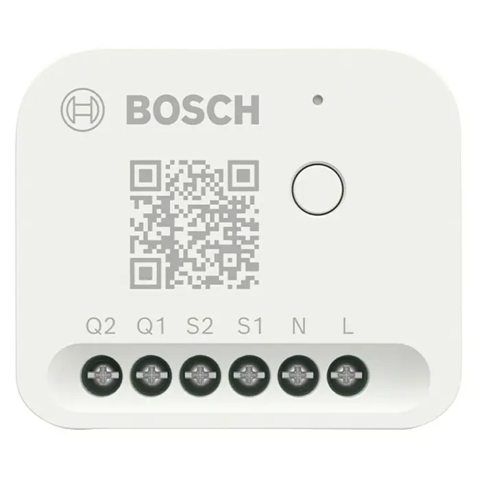 Bosch Smart Home Lichtsteuerung + Rollladensteuerung II - 1 Stk. - Bosch Smart Home Lichtsteuerung mit QR-Code und Anschlüssen zur intelligenten Steuerung der Beleuchtung im Haus.