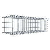 Gabiona Gabione Typ 2 (Zum Anbau in der Länge, 100 x 40 x 30 cm, Stahl, Maschenbreite: 50 mm, Maschenhöhe: 100 mm, Spirale) | BAUHAUS