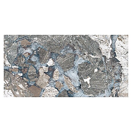 Domicil Wandfliese Stone Art Landscape (30 x 60 cm, Blau/Grau/Beige, Glänzend)